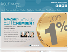 Tablet Screenshot of kochmd.com